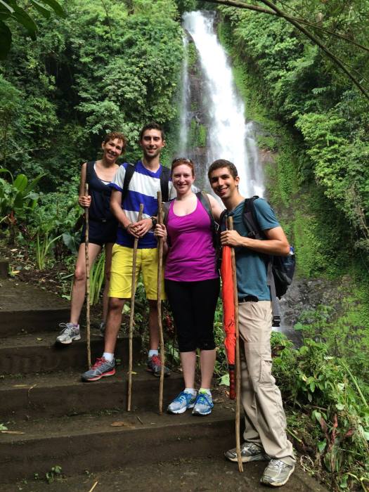 Family Bali Waterfall